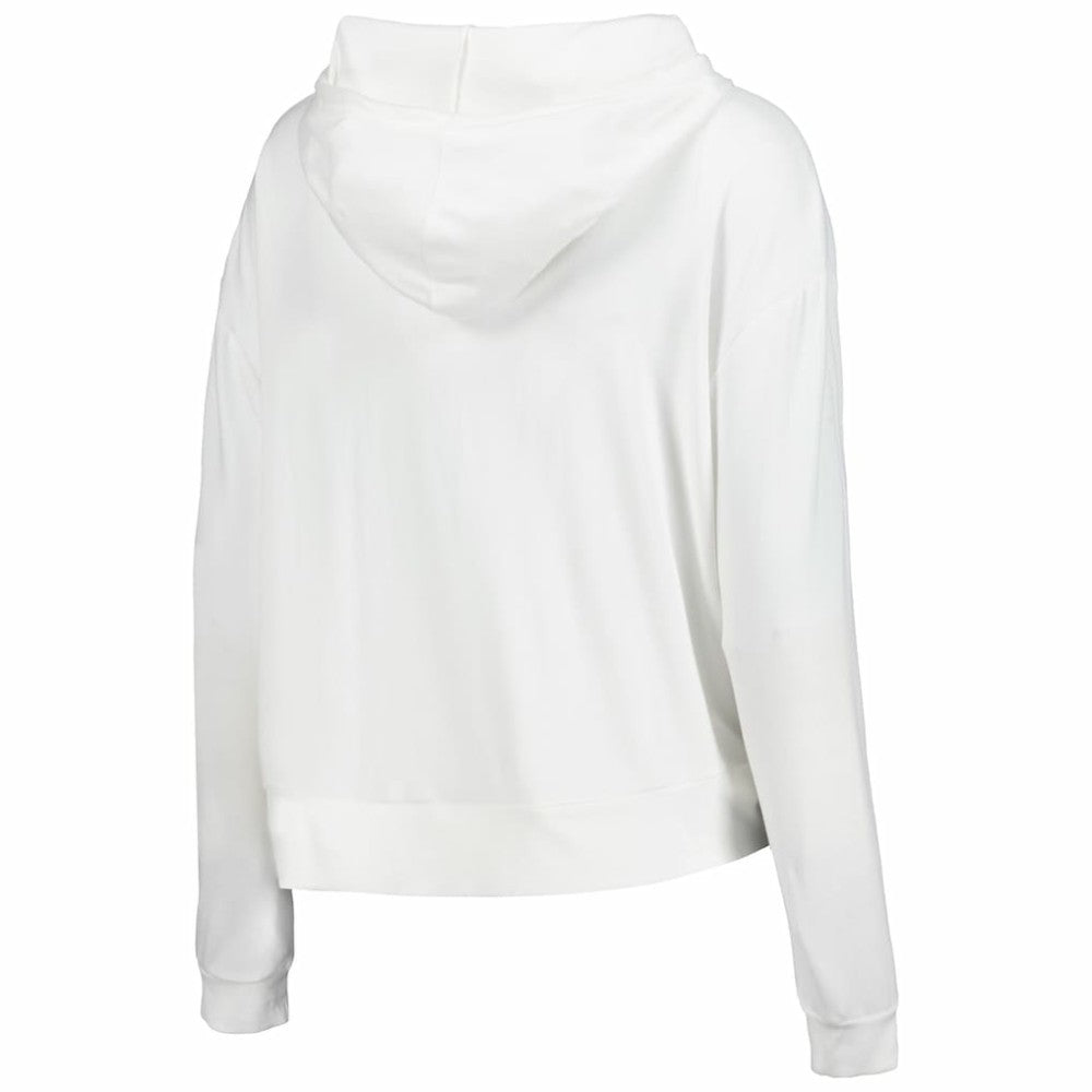 Seattle Kraken Concepts Sport Women's Accord Hacci Long Sleeve Hoodie Top - Cream | NHL Clearance