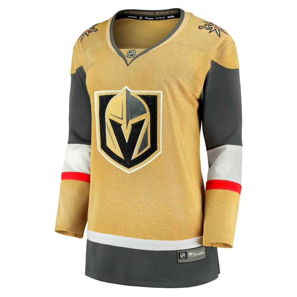 Vegas Golden Knights Fanatics Women's Home Breakaway Jersey - Gold | Fanatics Clearance