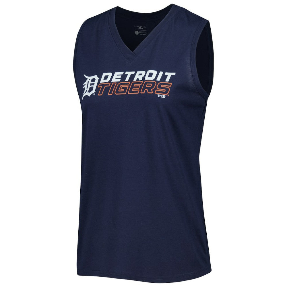 Detroit Tigers Levelwear Women's Paisley Chase V-Neck Tank Top for sale