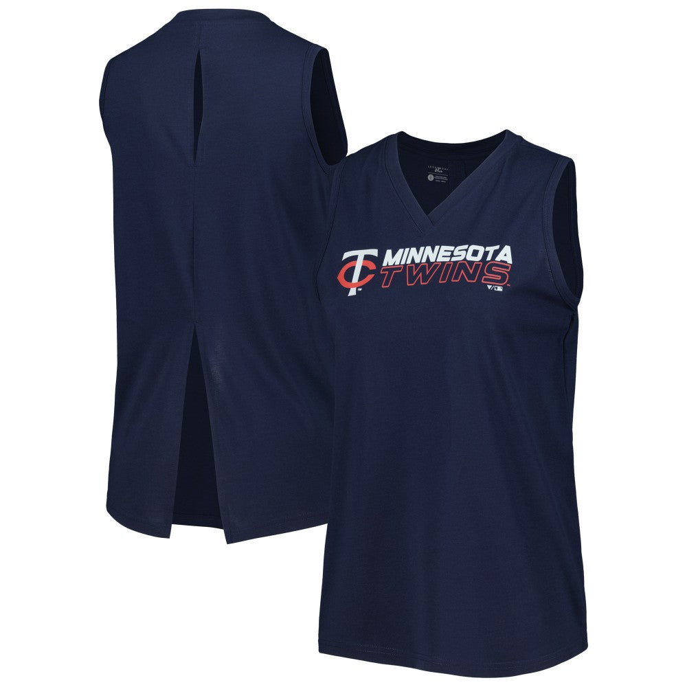 Minnesota Twins Levelwear Women's Paisley Chase V-Neck Tank Top Online