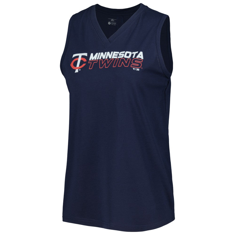 Minnesota Twins Levelwear Women's Paisley Chase V-Neck Tank Top Online