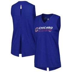 Chicago Cubs Levelwear Women's Paisley Chase V-Neck Tank Top Near Me