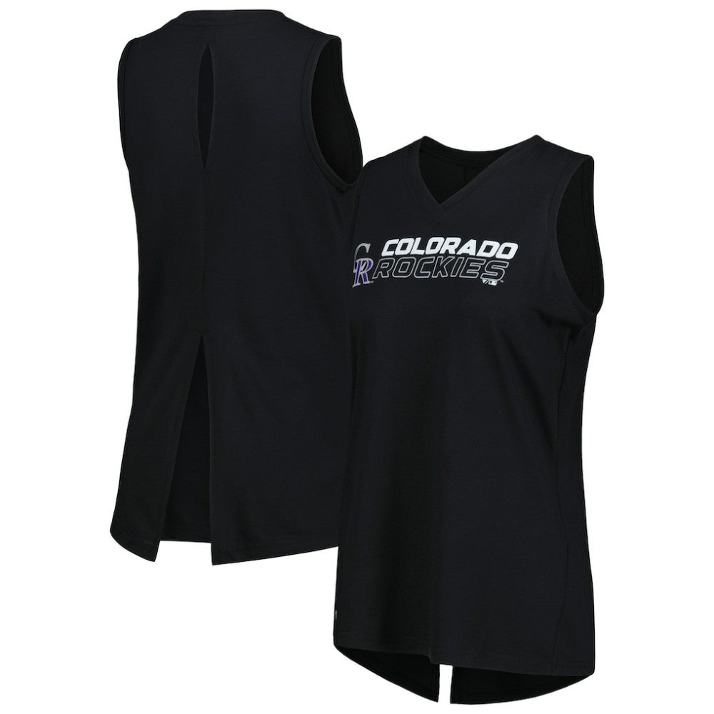 Colorado Rockies Levelwear Women's Paisley Chase V-Neck Tank Top for sale