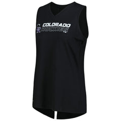 Colorado Rockies Levelwear Women's Paisley Chase V-Neck Tank Top for sale
