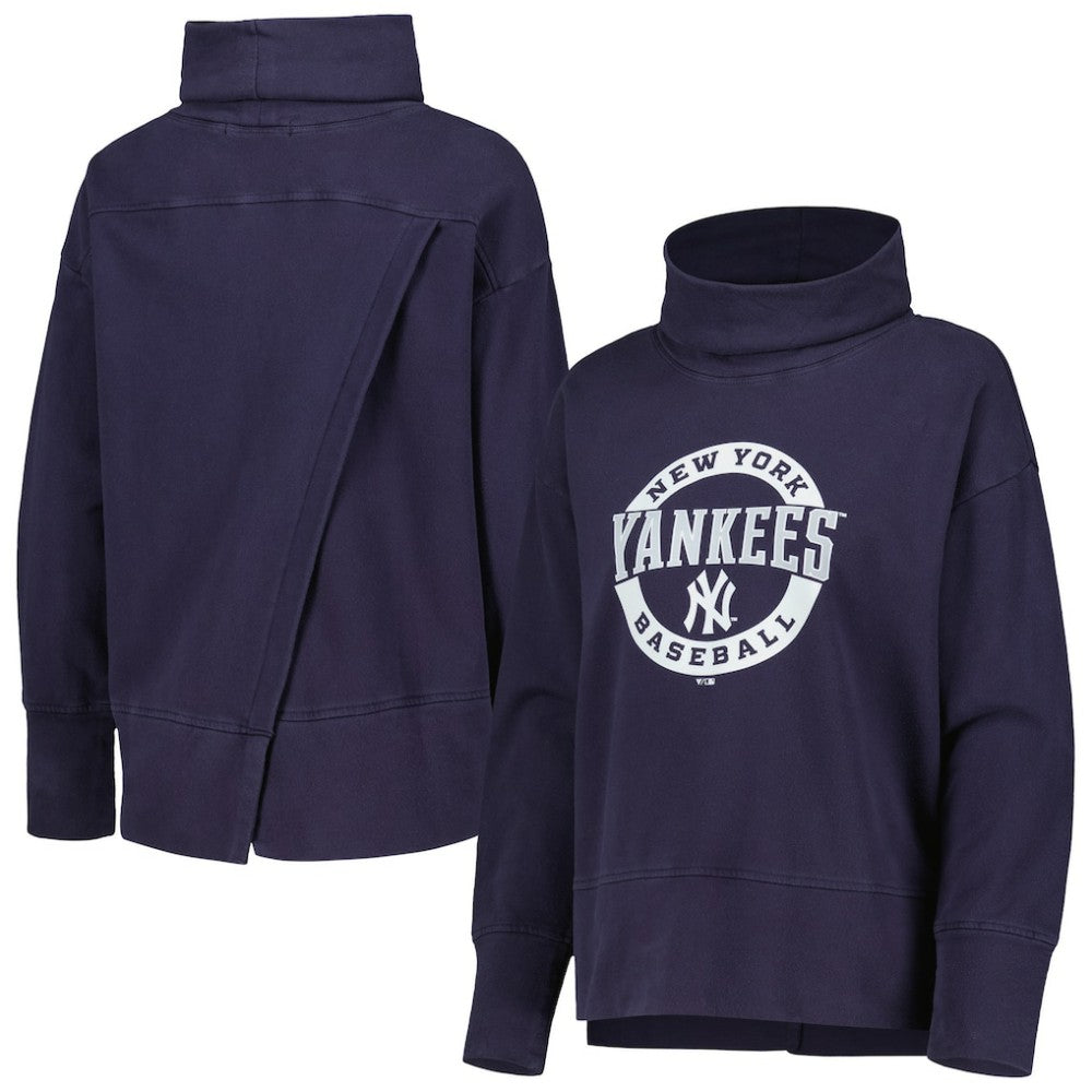 New York Yankees Levelwear Women's Sunset Farm Team Pullover Sweatshirt for sale