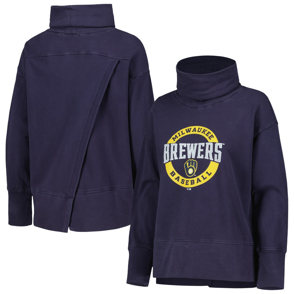 Milwaukee Brewers Levelwear Women's Sunset Farm Team Pullover Sweatshirt for sale