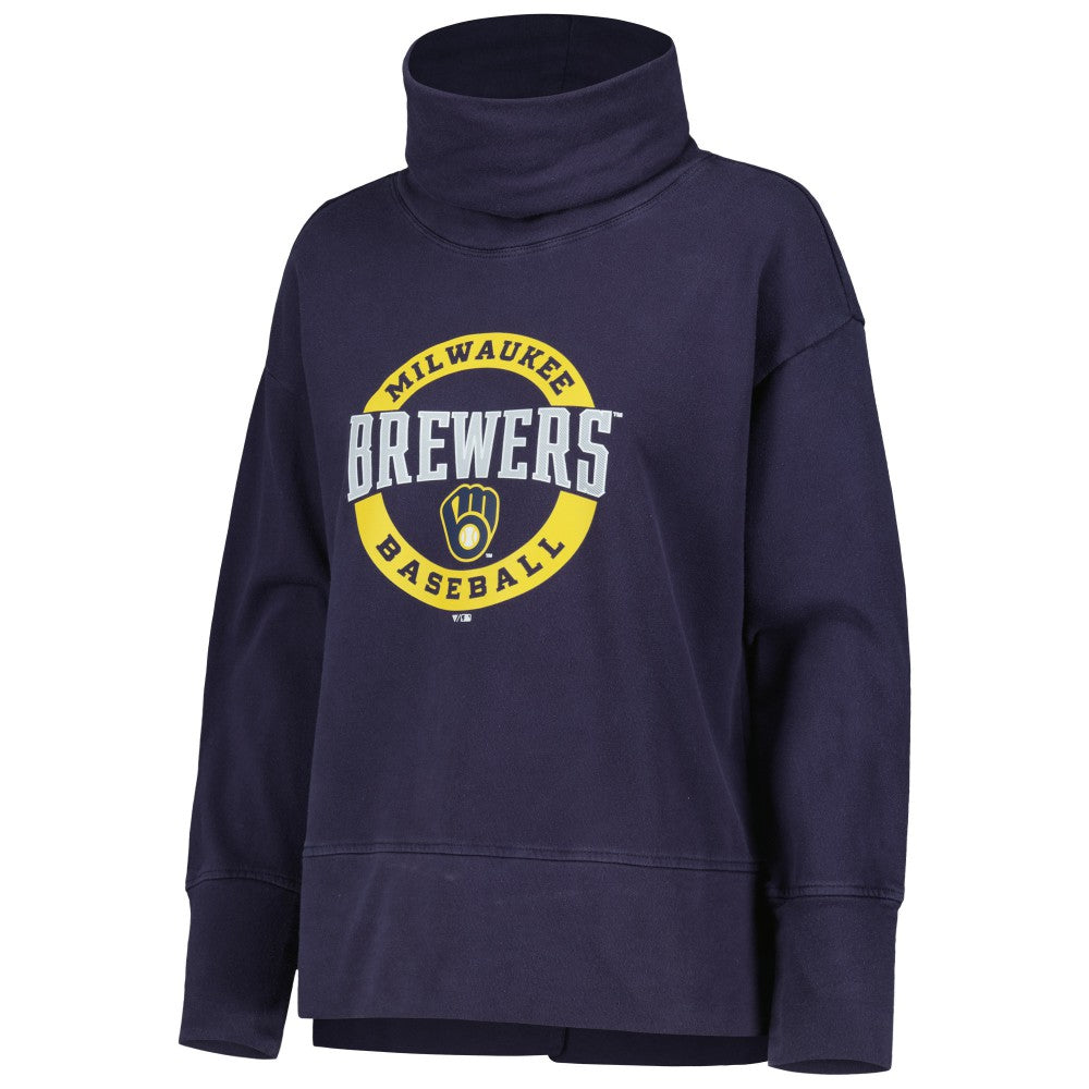 Milwaukee Brewers Levelwear Women's Sunset Farm Team Pullover Sweatshirt for sale