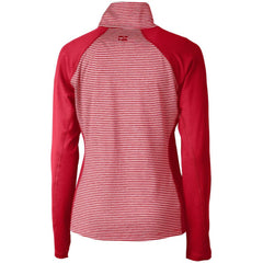 Minnesota Twins Cutter & Buck Women's DryTec Forge Tonal Stripe Stretch Half-Zip Top Sale