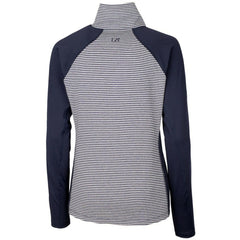 Minnesota Twins Cutter & Buck Women's DryTec Forge Tonal Stripe Stretch Half-Zip Top Sale