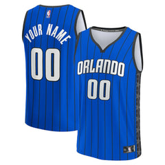 Fanatics Orlando Magic Youth Fast Break Replica Custom Jersey Statement Edition Blue