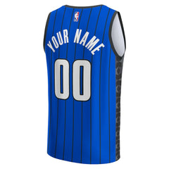 Fanatics Orlando Magic Youth Fast Break Replica Custom Jersey Statement Edition Blue