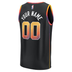 Fanatics Phoenix Suns Youth Fast Break Replica Custom Jersey Statement Edition Black