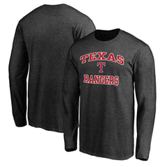 Texas Rangers Heart & Soul Team Long Sleeve T-Shirt Discount