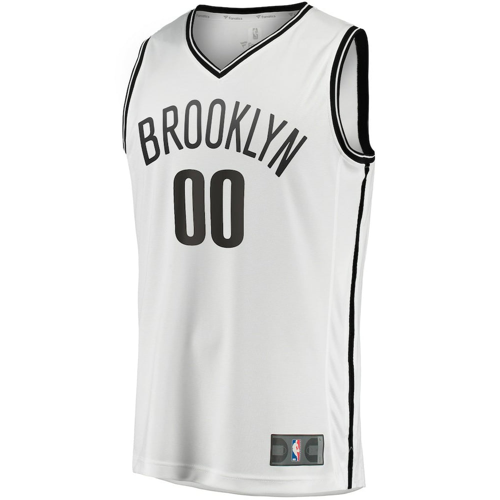 Fanatics Brooklyn Nets Fast Break Custom Replica Jersey Association Edition White