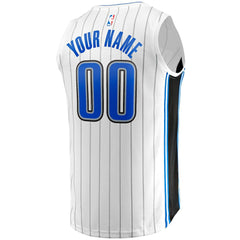 Fanatics Orlando Magic Fast Break Custom Replica Jersey Association Edition White