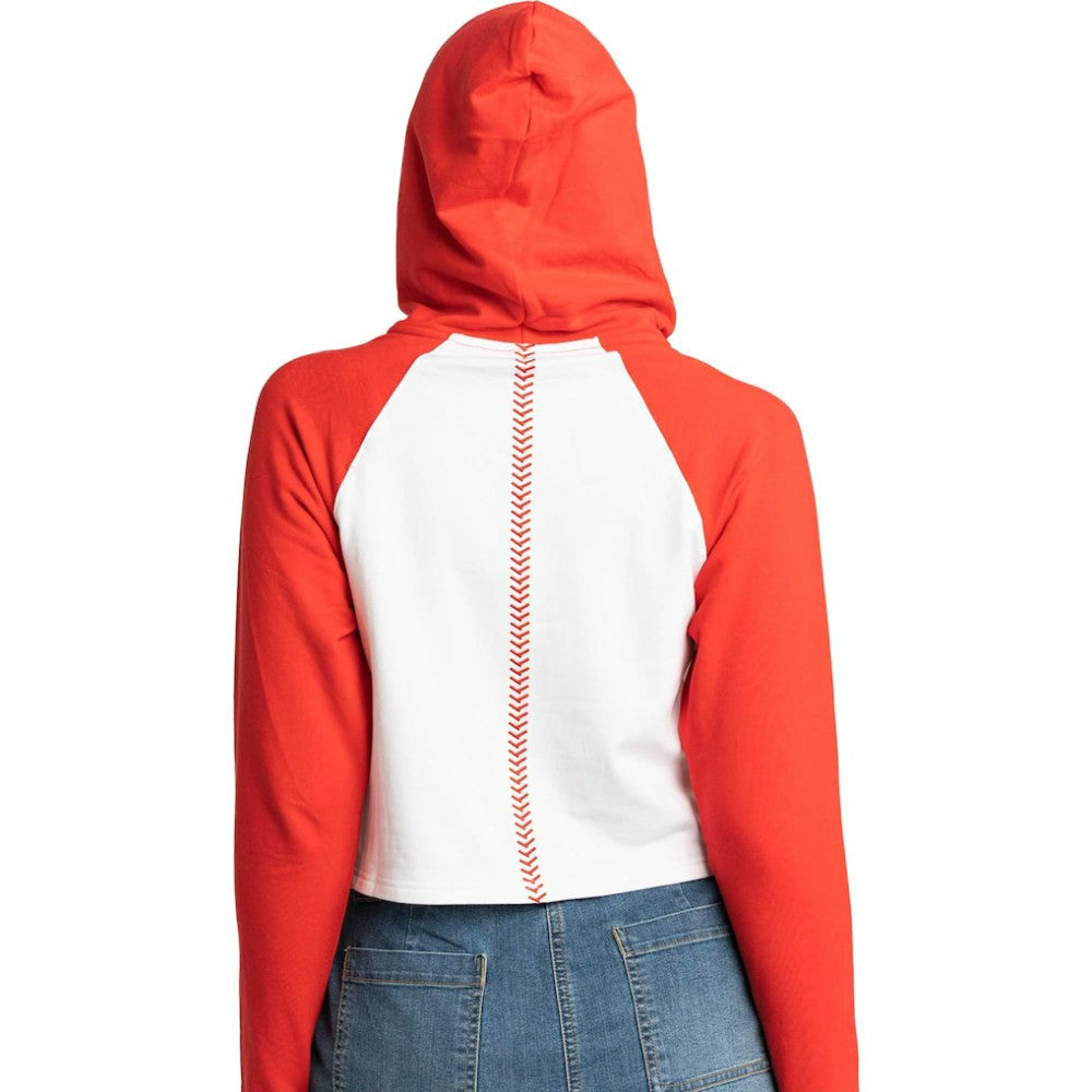 St. Louis Cardinals Lusso Women's Jane Raglan Quarter-Zip Tri-Blend Cropped Pullover Hoodie Near Me