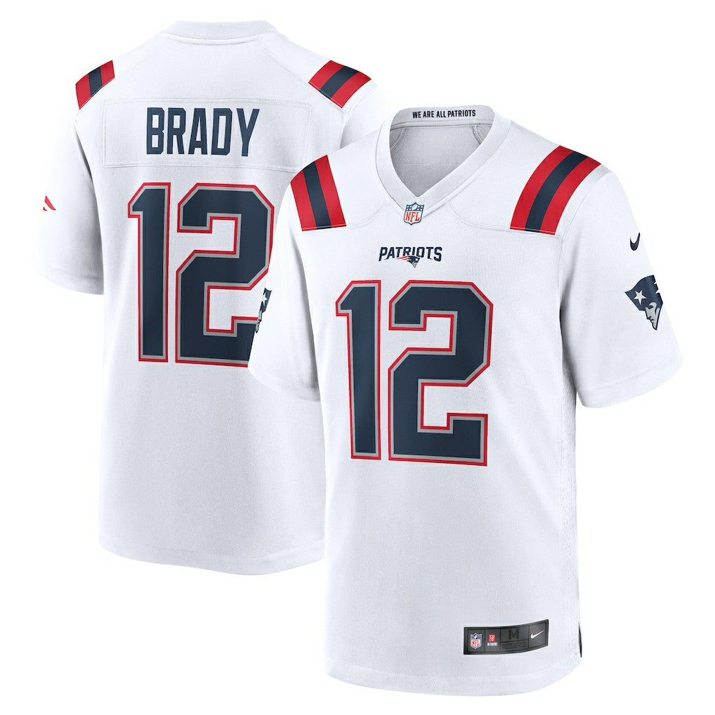 Tom Brady New England Patriots Retired Game Jersey - White - Nike