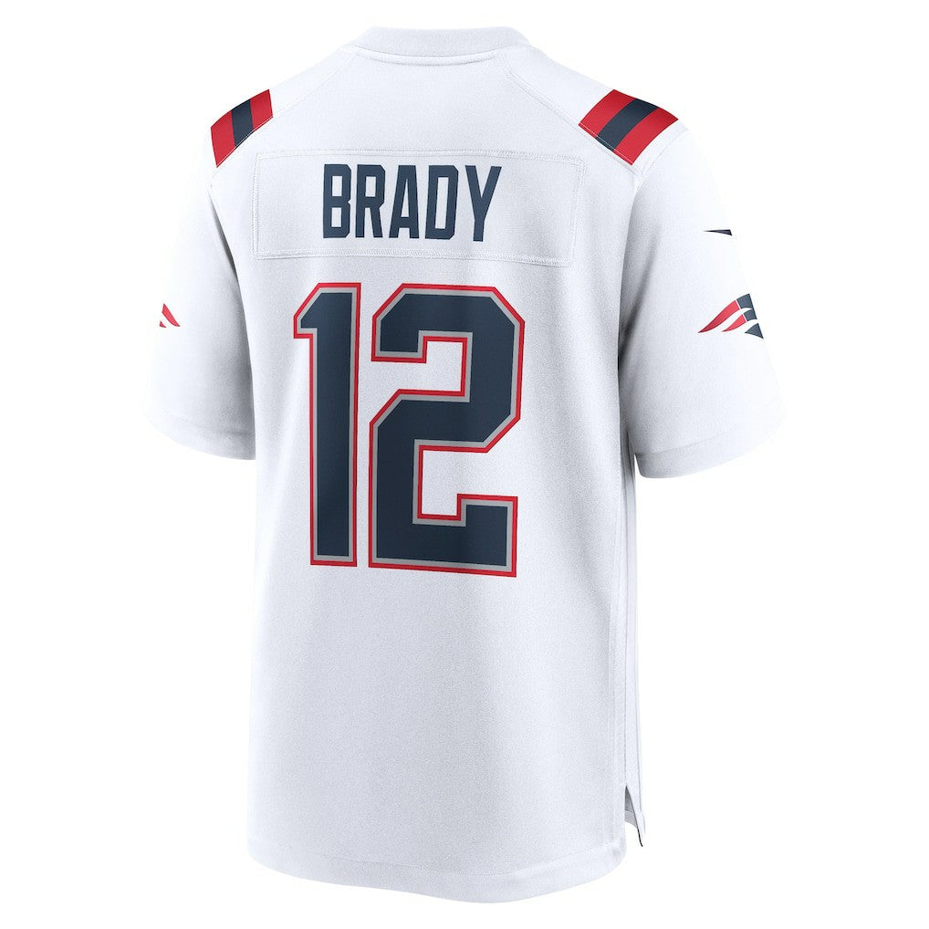 Tom Brady New England Patriots Retired Game Jersey - White - Nike