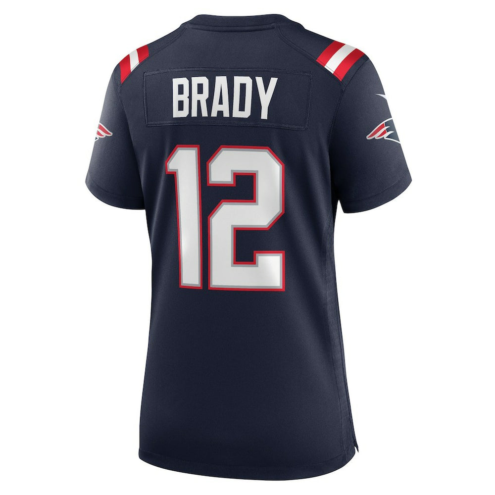 Tom Brady New England Patriots Women's Retired Game Jersey - Navy - Nike