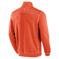 Cleveland Browns Tobago Bay Tri-Blend Half-Zip Sweatshirt - Orange - Tommy Bahama