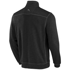 Los Angeles Chargers Big & Tall Tobago Bay Half-Zip Sweatshirt - Black - Tommy Bahama