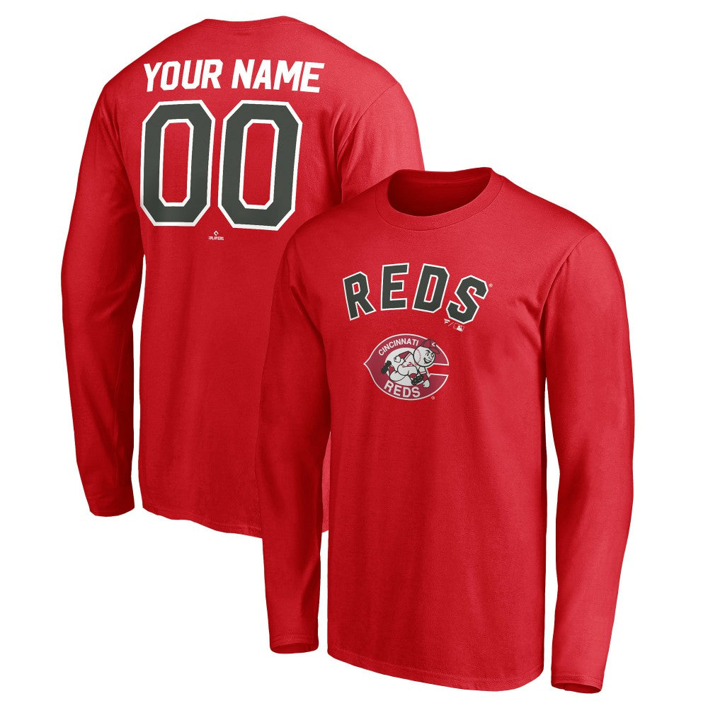 Cincinnati Reds Personalized Cooperstown Collection Winning Streak Long Sleeve T-Shirt Near Me