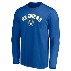 Milwaukee Brewers Personalized Cooperstown Collection Winning Streak Long Sleeve T-Shirt Online