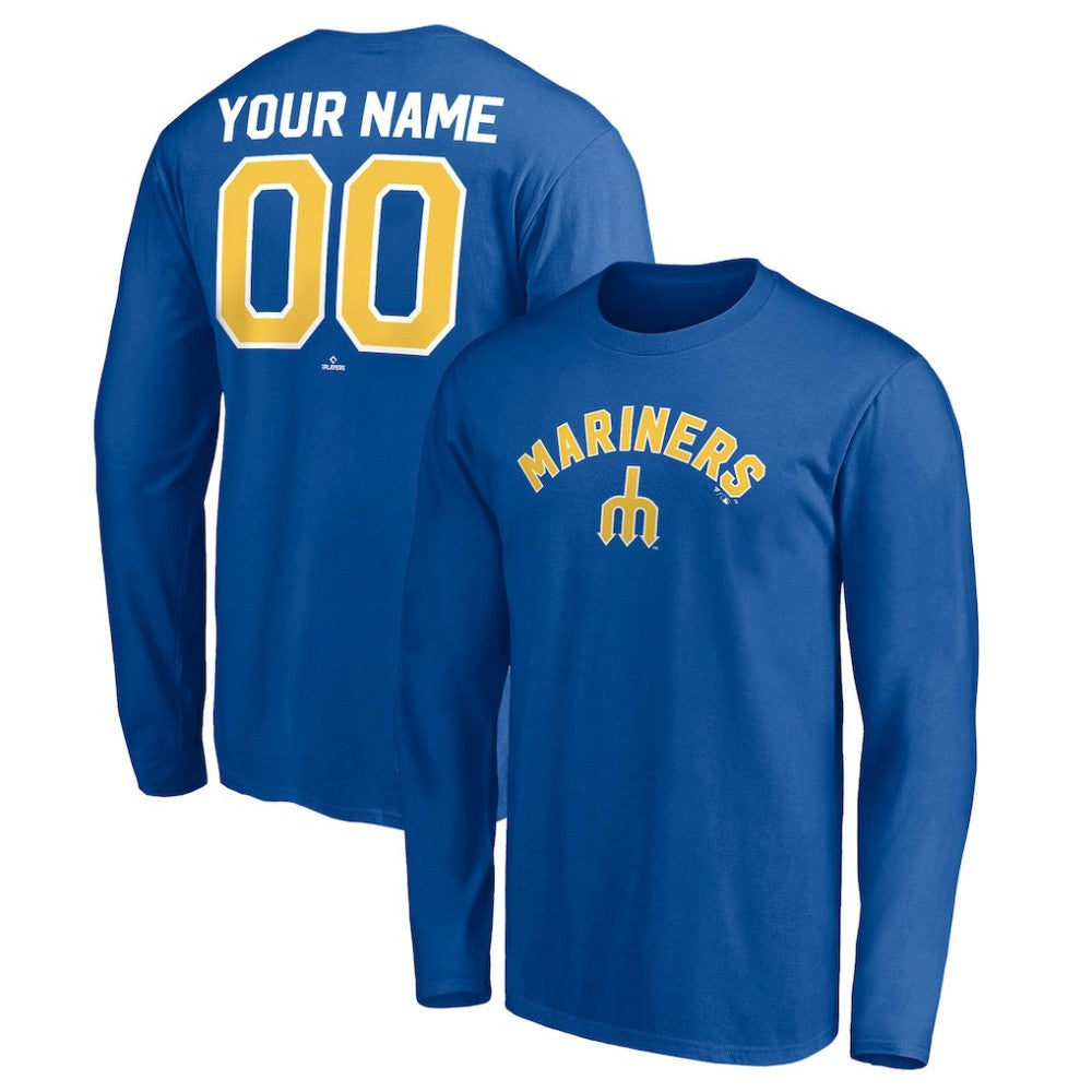 Seattle Mariners Personalized Cooperstown Collection Winning Streak Long Sleeve T-Shirt Outlet