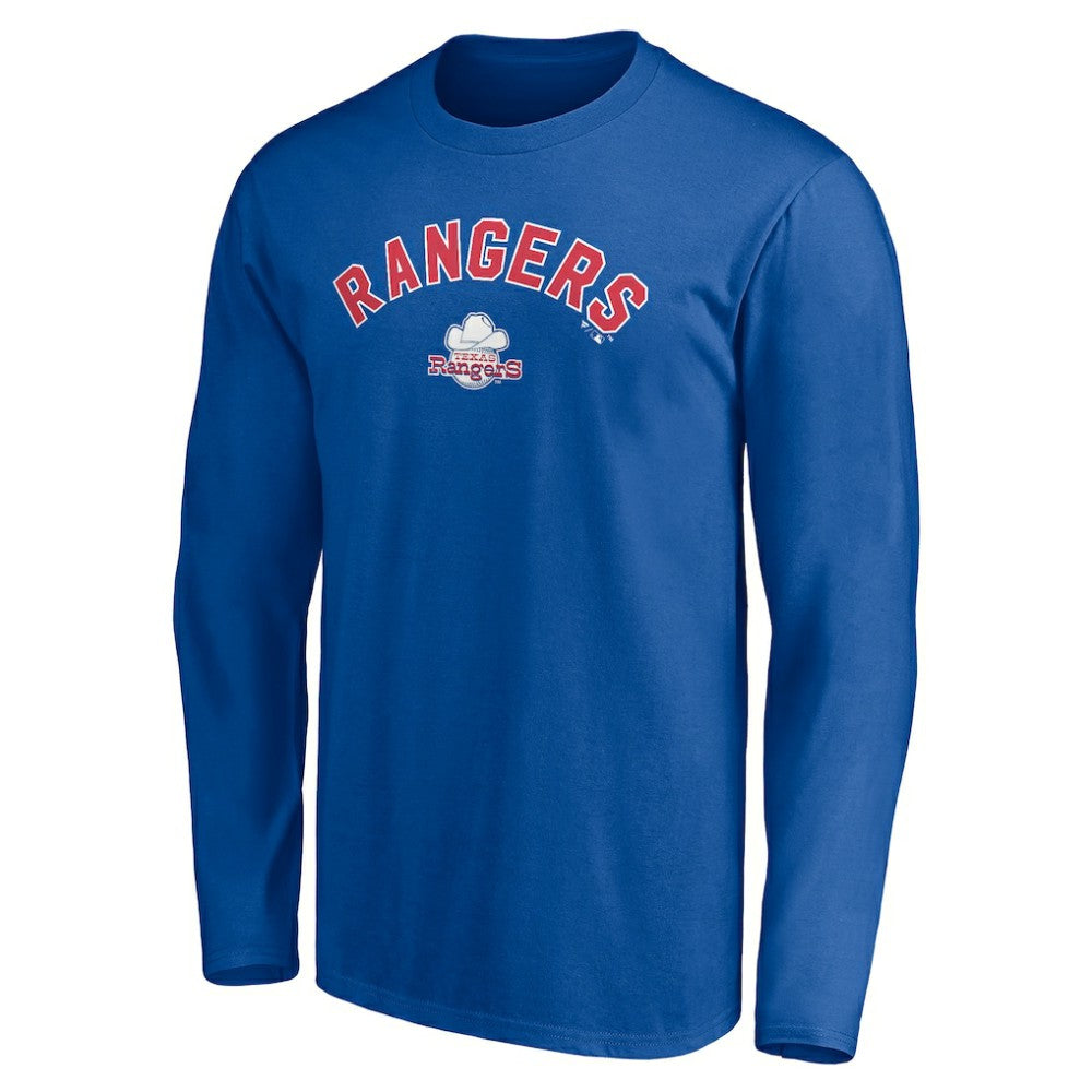 Texas Rangers Personalized Cooperstown Collection Winning Streak Long Sleeve T-Shirt Outlet