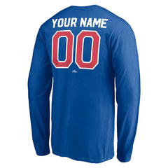 Texas Rangers Personalized Cooperstown Collection Winning Streak Long Sleeve T-Shirt Outlet