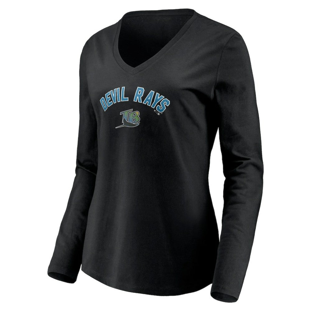 Tampa Bay Rays Women's Cooperstown Collection Personalized Winning Streak Long Sleeve V-Neck T-Shirt Near Me
