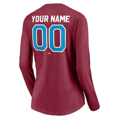 Philadelphia Phillies Women's Personalized Cooperstown Collection Alternate Winning Streak Long Sleeve V-Neck T-Shirt Online