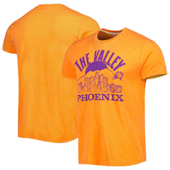 Phoenix Suns Homage Unisex Hometown Hyper Local Tri-Blend T-Shirt Orange