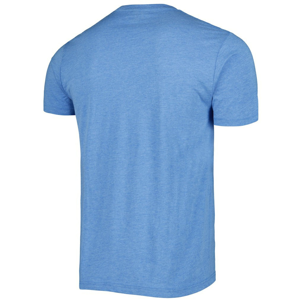 Indiana Pacers Homage Unisex Team Mascot Tri-Blend T-Shirt Light Blue