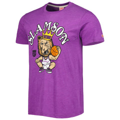Sacramento Kings Homage Unisex Team Mascot Tri-Blend T-Shirt Purple