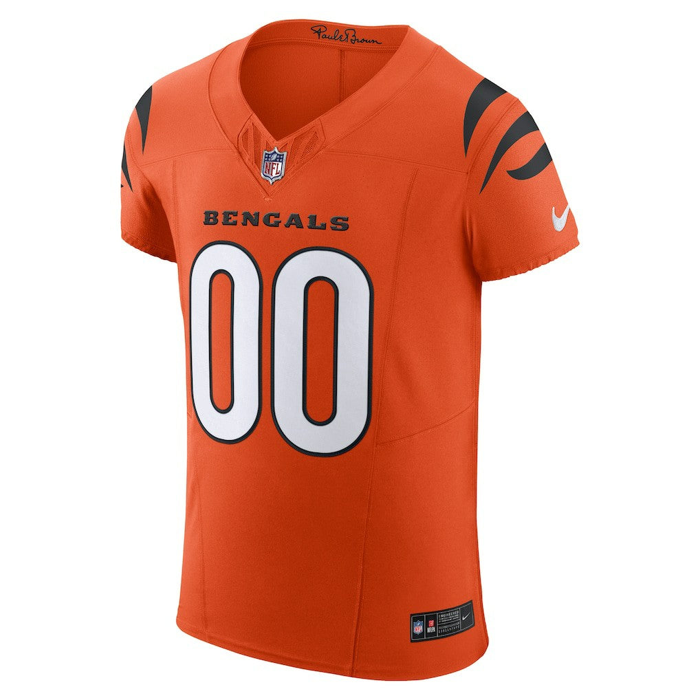Cincinnati Bengals Alternate Vapor F.U.S.E. Elite Custom Jersey - Men's Orange - Nike