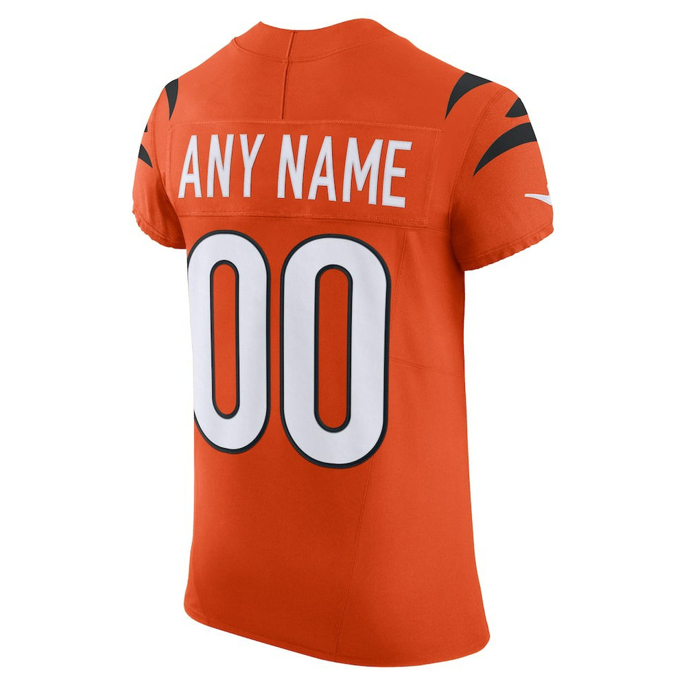 Cincinnati Bengals Alternate Vapor F.U.S.E. Elite Custom Jersey - Men's Orange - Nike