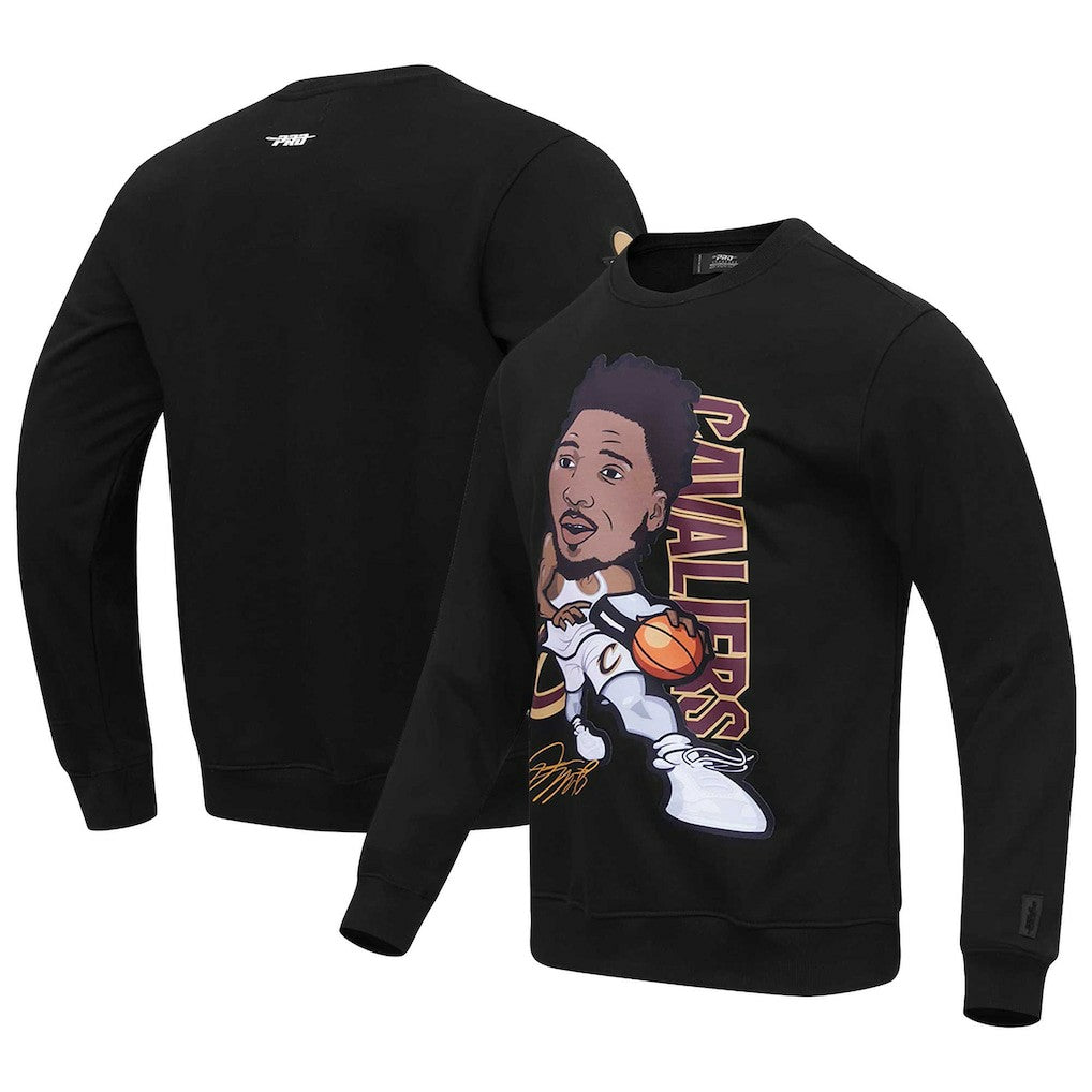 Donovan Mitchell Cleveland Cavaliers Pro Standard Avatar Pullover Sweatshirt Black