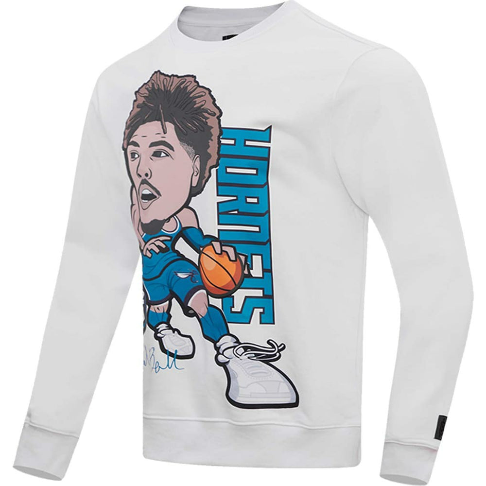 LaMelo Ball Charlotte Hornets Pro Standard Avatar Pullover Sweatshirt White