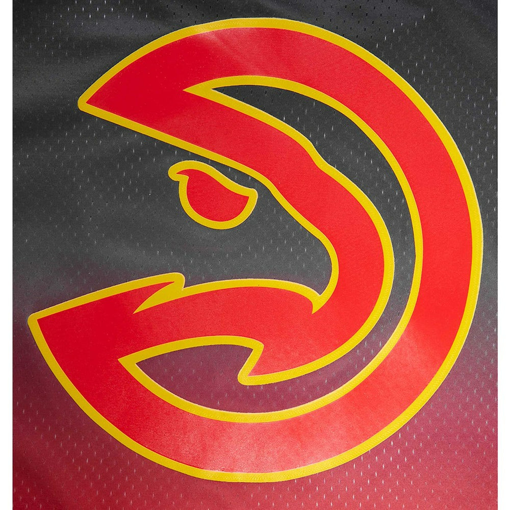 Trae Young Atlanta Hawks Post Ombre Name & Number T-Shirt Black/Red