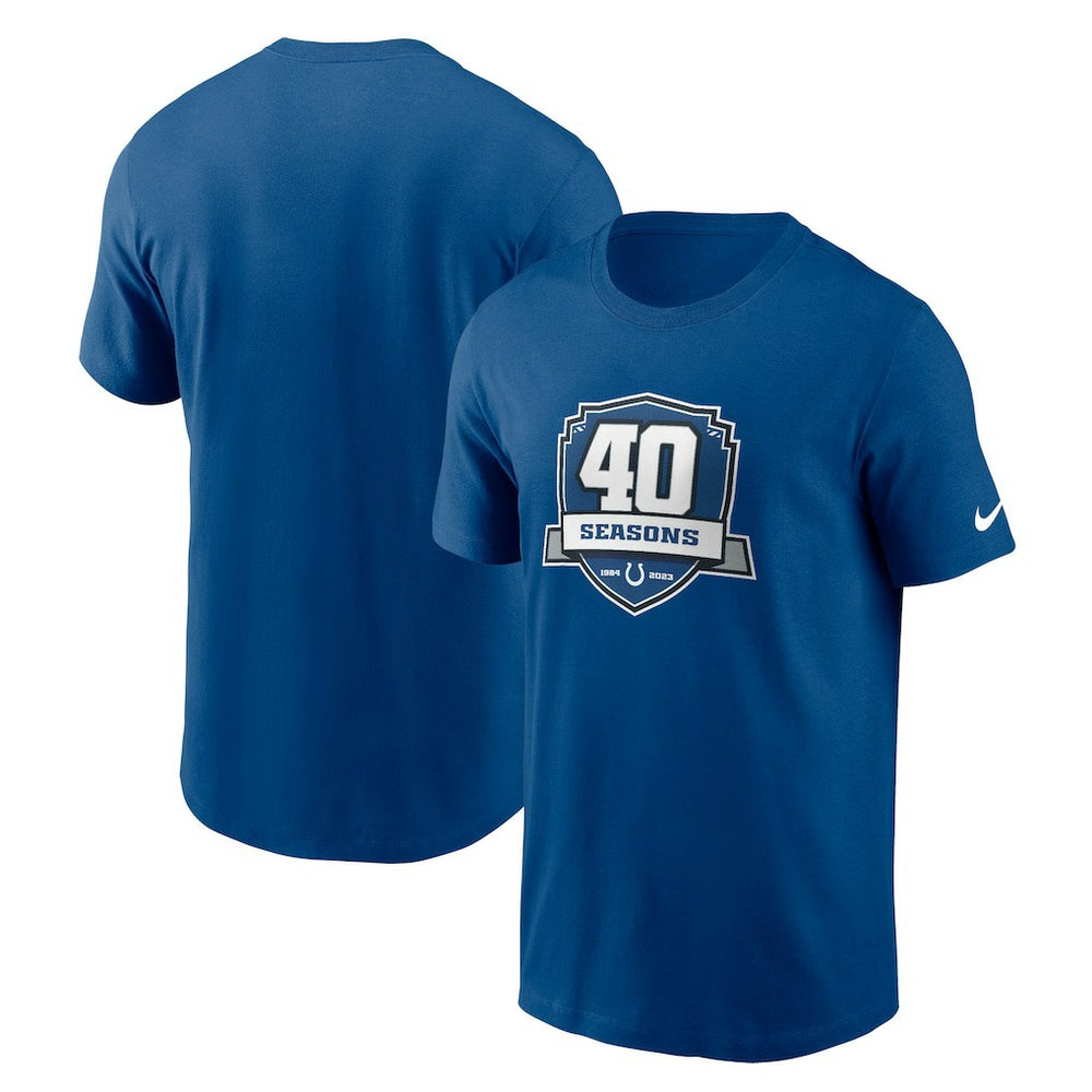 Indianapolis Colts 40th Anniversary Essential T-Shirt - Royal - Nike