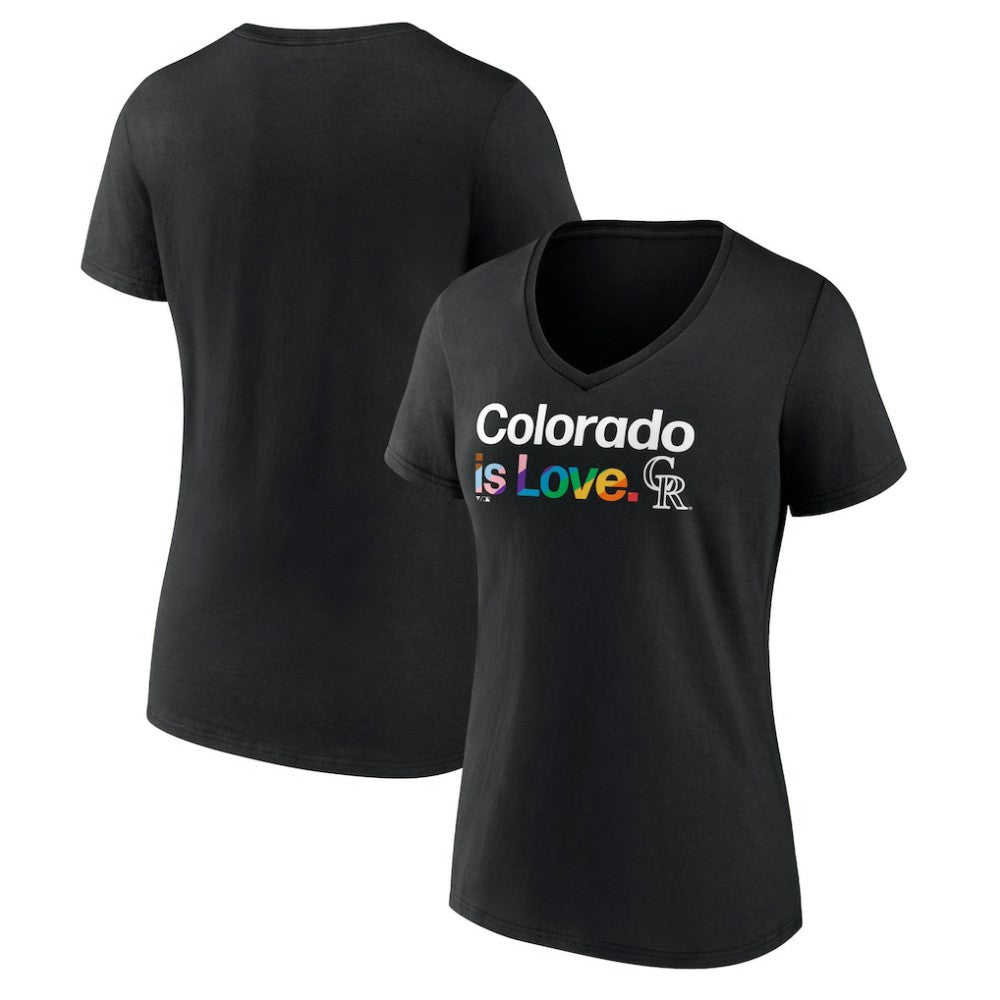 Colorado Rockies Women's City Pride V-Neck T-Shirt Online