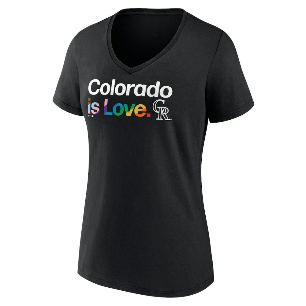 Colorado Rockies Women's City Pride V-Neck T-Shirt Online