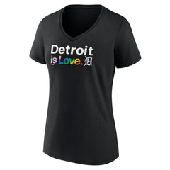 Detroit Tigers Women's City Pride V-Neck T-Shirt Outlet