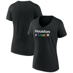 Houston Astros Women's City Pride V-Neck T-Shirt Outlet