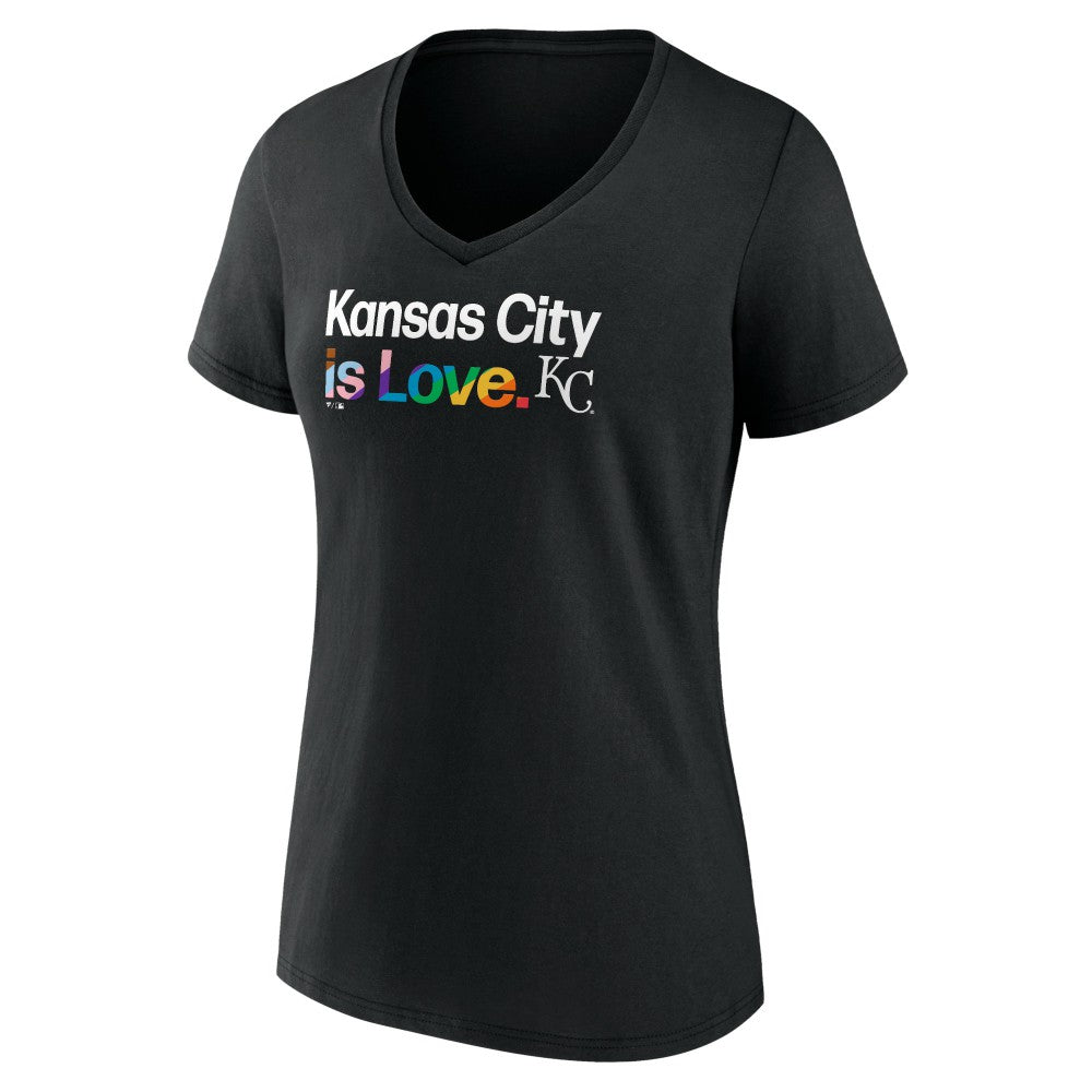 Kansas City Royals Women's City Pride V-Neck T-Shirt Discount