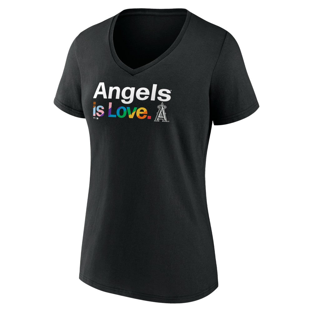 Los Angeles Angels Women's City Pride V-Neck T-Shirt Sale