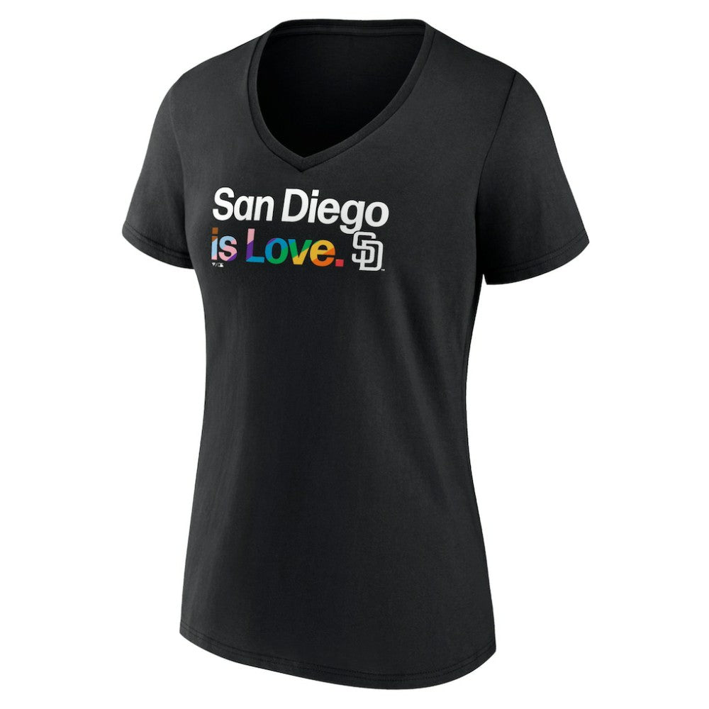 San Diego Padres Women's City Pride V-Neck T-Shirt Online
