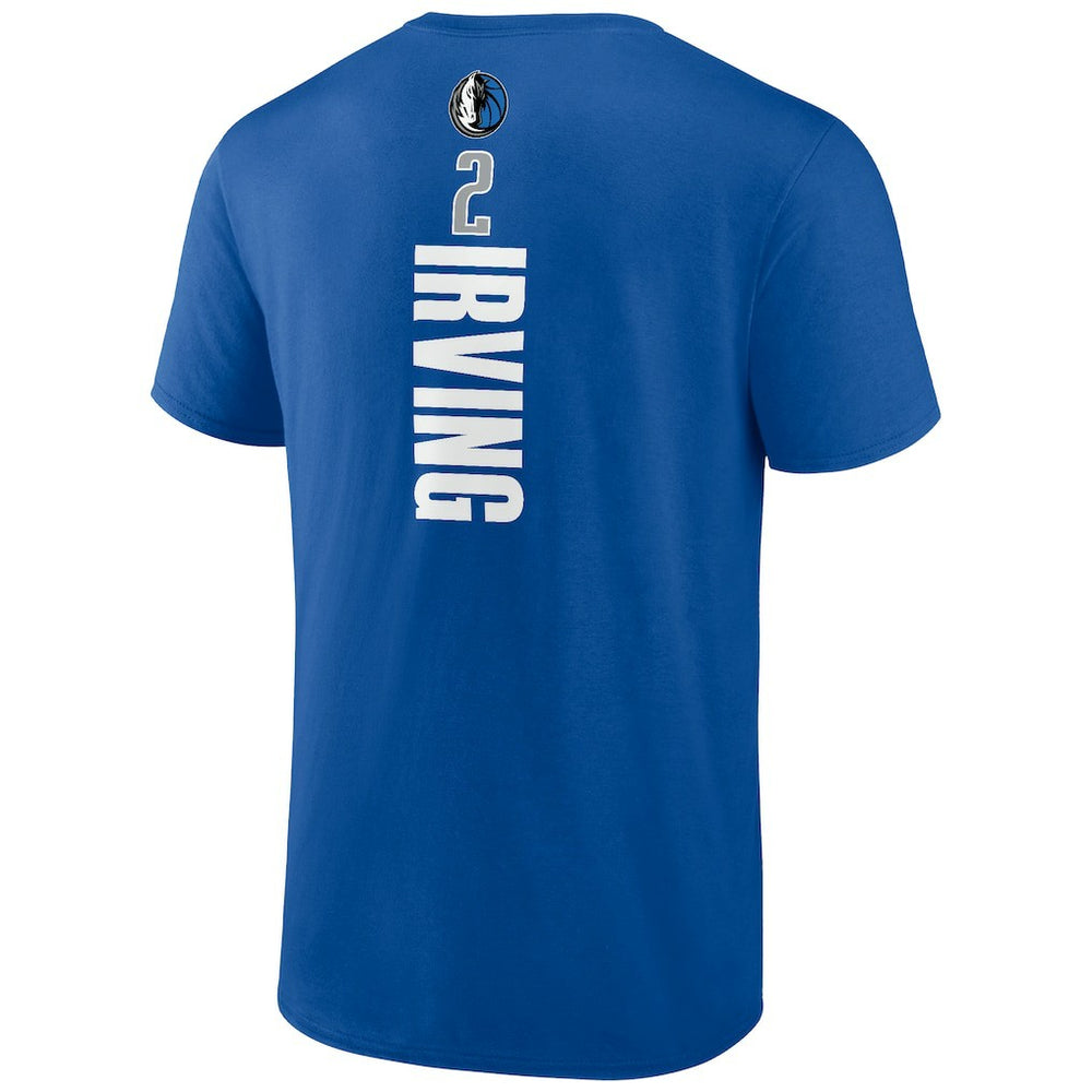 Kyrie Irving Dallas Mavericks Playmaker Name & Number T-Shirt Royal