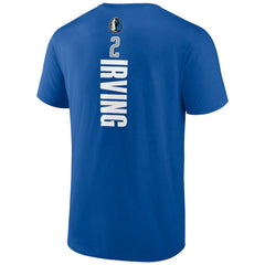 Kyrie Irving Dallas Mavericks Playmaker Name & Number T-Shirt Royal